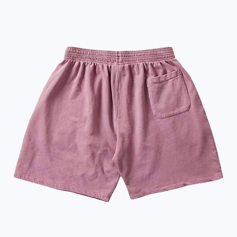 Pánské šortky Kaotiko Washed Daylen burgundy 4