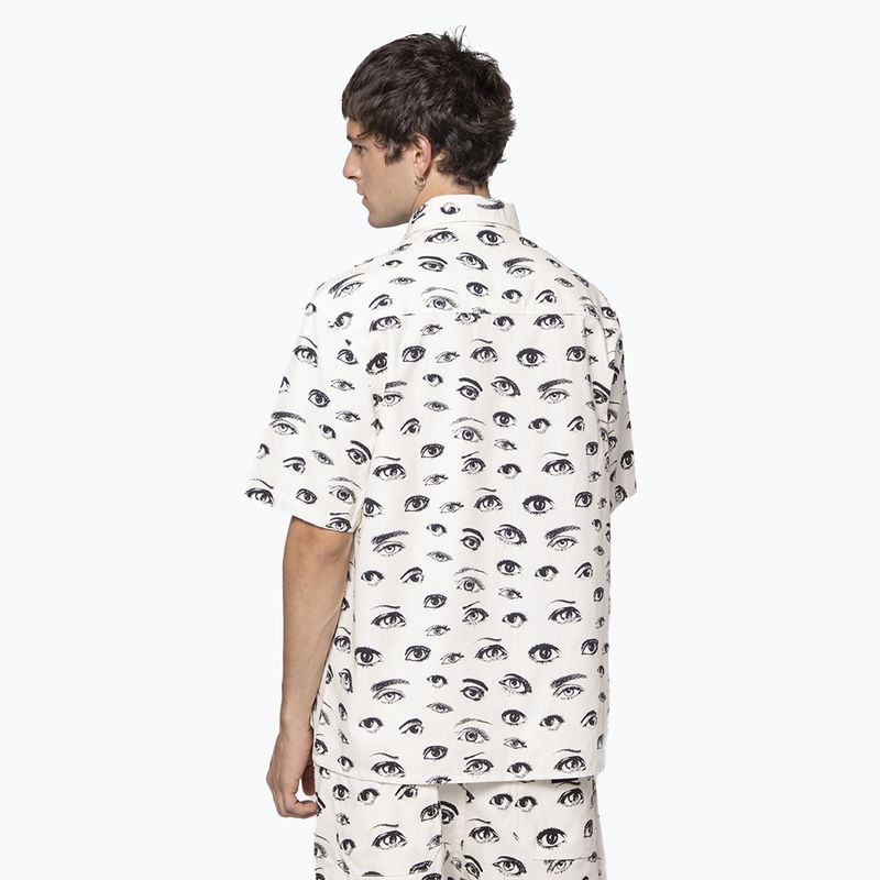 Pánská košile Kaotiko Peek Canvas ivory 2