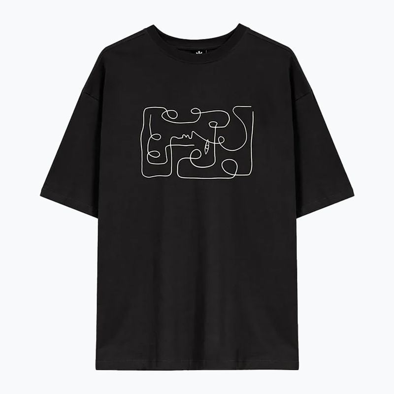 Pánské tričko Kaotiko M / C Abstract Face black 2