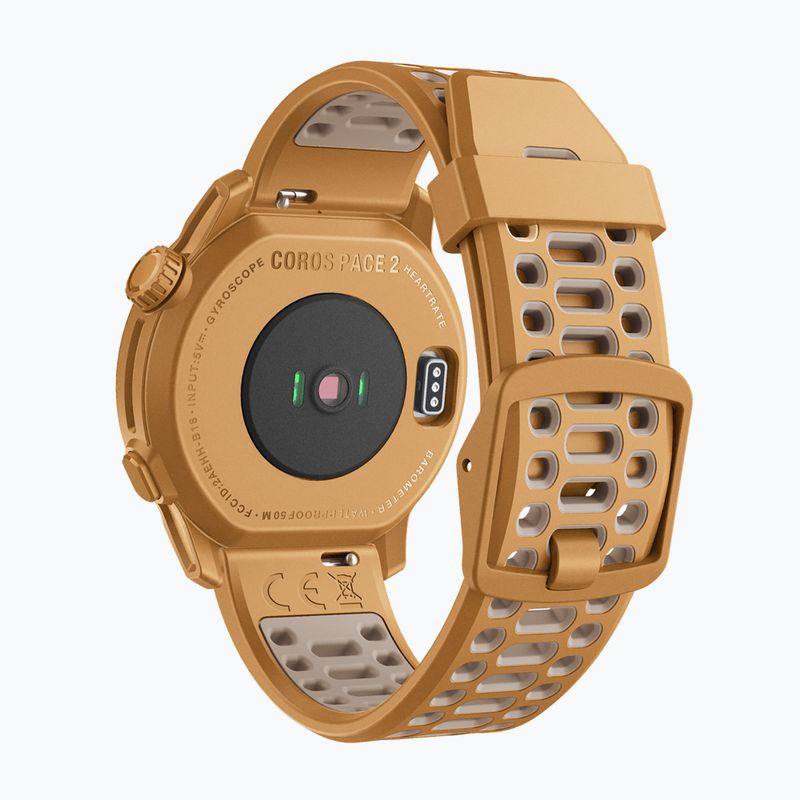 Hodinky COROS PACE 2 Premium GPS Silicone Band zlatý WPACE2 4