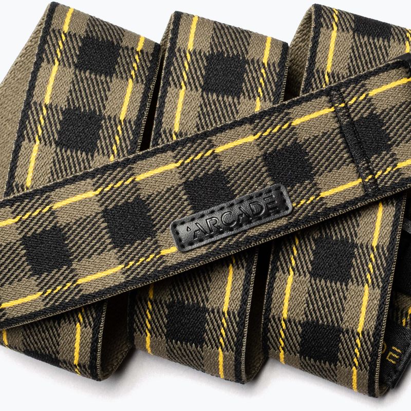 Pásek do kalhot Arcade POW x Joseph Toney crocodile/mustard 4