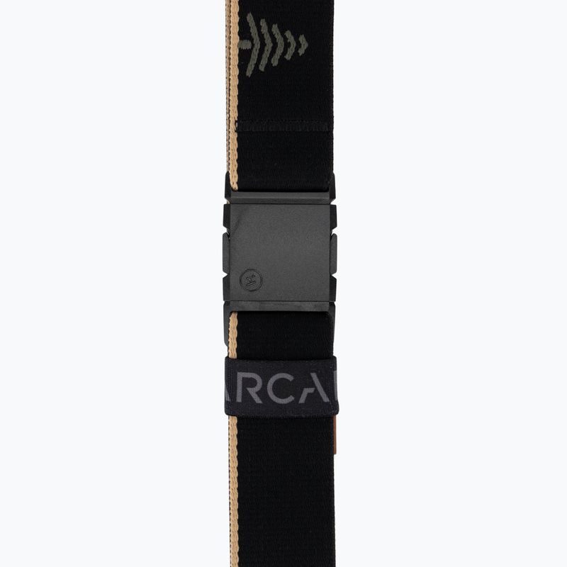 Opasek na kalhoty Arcade Blackwood Long black/sand 2