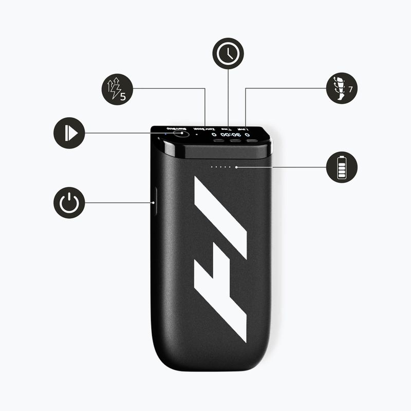 Kraťasy na regeneraci Normatec Premier Hip black 2