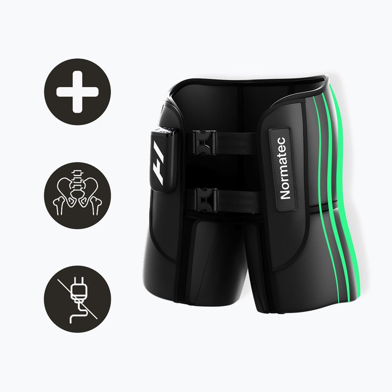 Kraťasy na regeneraci Normatec Premier Hip black 5