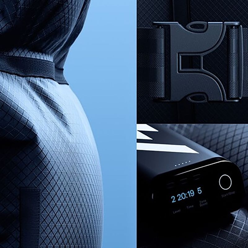 Kraťasy na regeneraci Normatec Premier Hip black 11