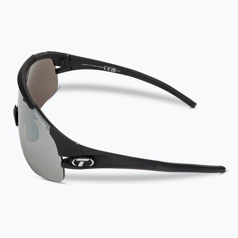 Cyklistické brýle Tifosi Sledge Lite matte black/smoke/ac red/clear 4