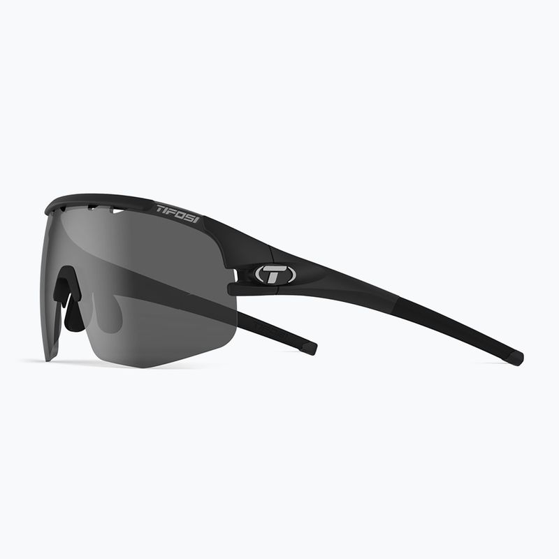 Cyklistické brýle Tifosi Sledge Lite matte black/smoke/ac red/clear 5