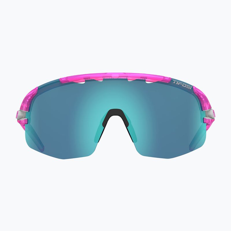 Cyklistické brýle Tifosi Sledge Lite Clarion crystal pink/clarion blue/ac red/clear 8