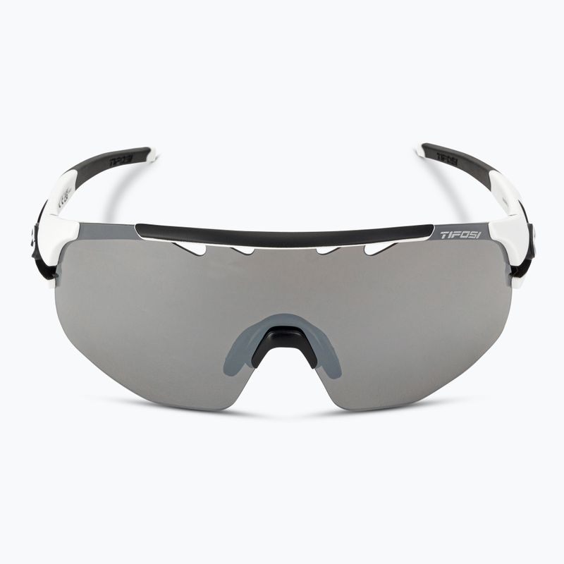 Cyklistické brýle Tifosi Sledge Lite matte white/smoke/ac red/clear 4
