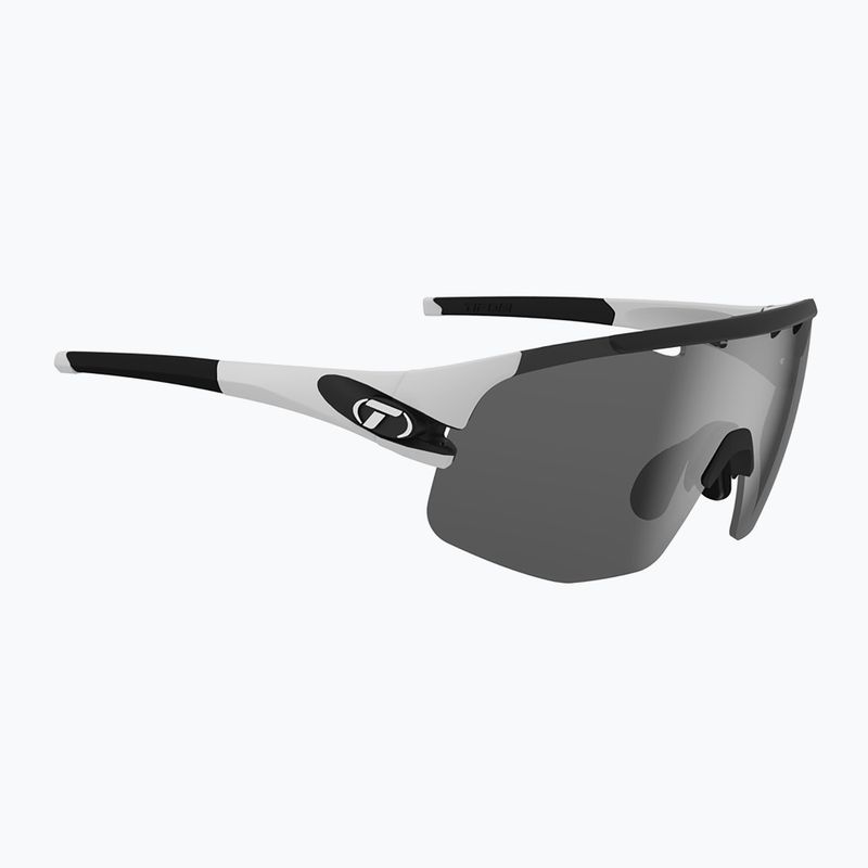 Cyklistické brýle Tifosi Sledge Lite matte white/smoke/ac red/clear 6