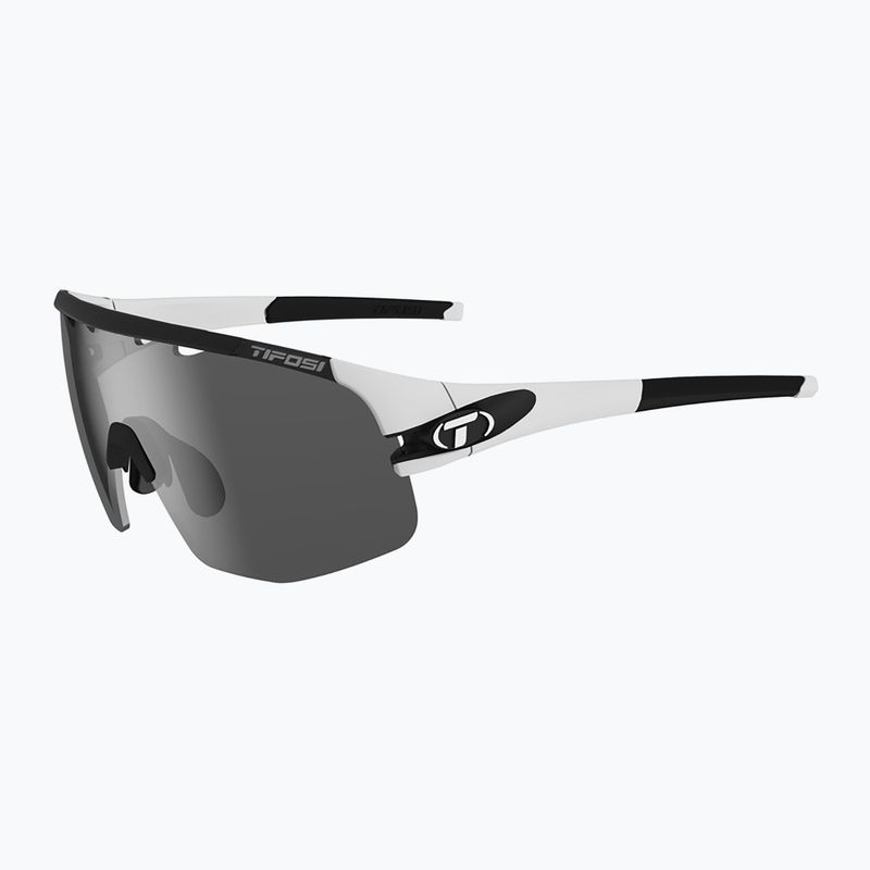 Cyklistické brýle Tifosi Sledge Lite matte white/smoke/ac red/clear 7