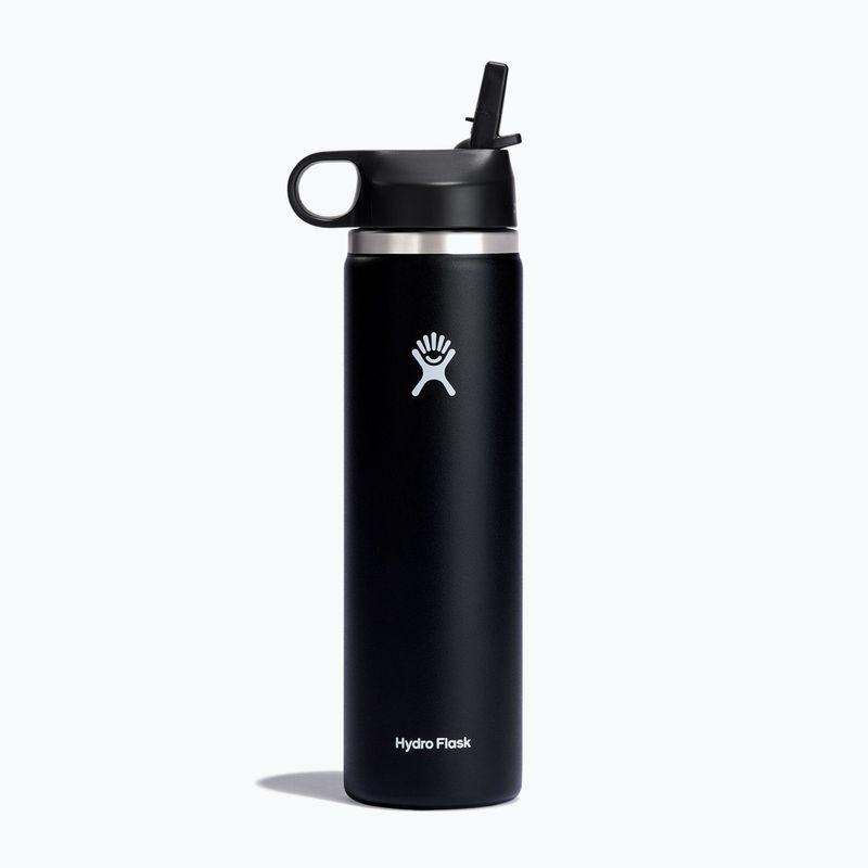 Termo láhev Hydro Flask Wide Flex Straw 710 ml černá W24BFS001