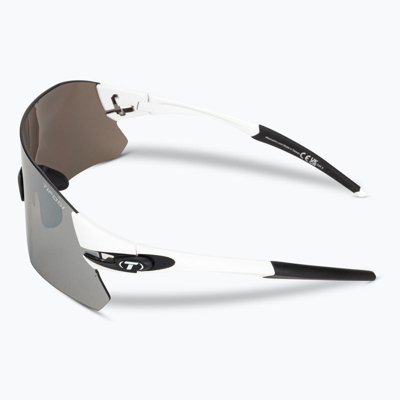 Cyklistické brýle Tifosi Rail white black/smoke/ac red/clear 5