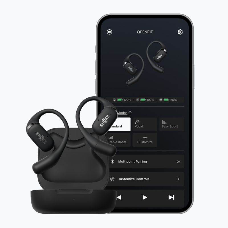 Bezdrátová sluchátka Shokz OpenFit black 14
