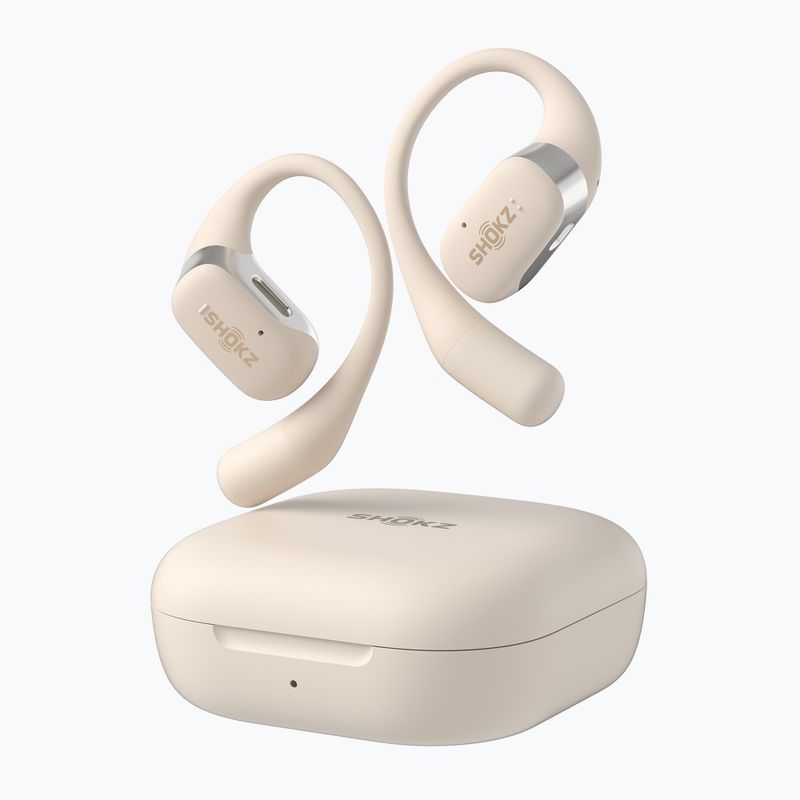 Bezdrátová sluchátka Shokz OpenFit beige 2