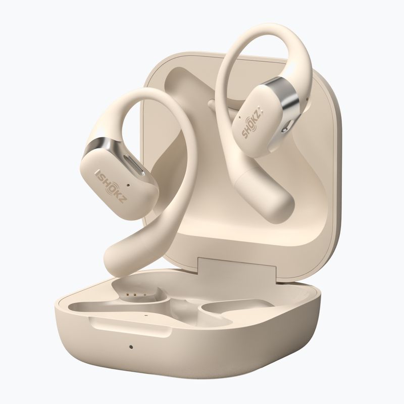 Bezdrátová sluchátka Shokz OpenFit beige 4