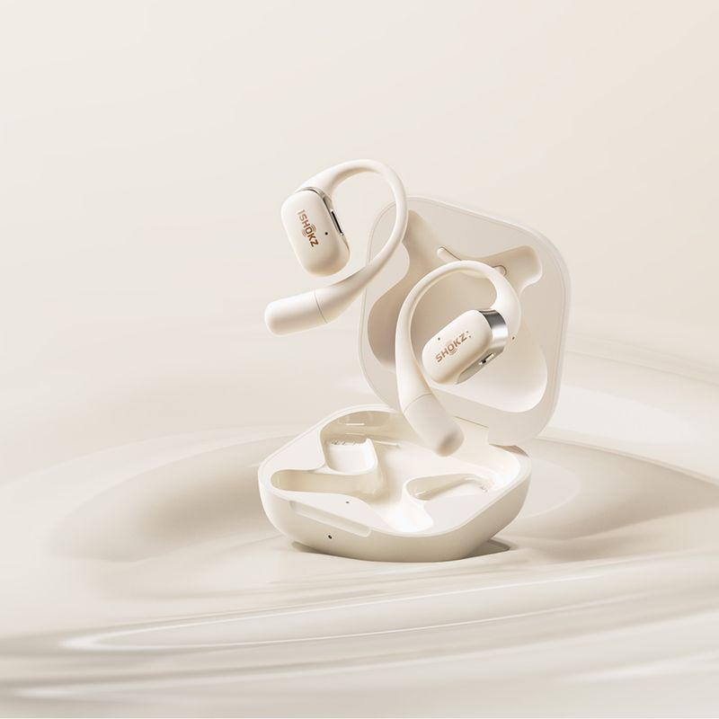 Bezdrátová sluchátka Shokz OpenFit beige 17