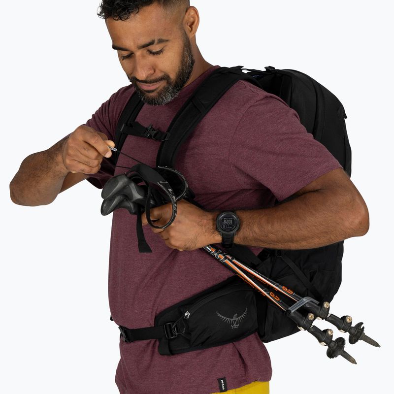 Pánský turistický batoh Osprey Talon 22 l black/coal grey  9