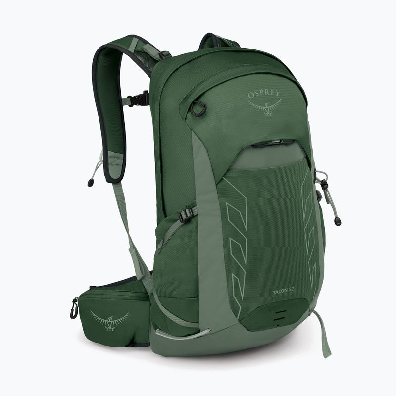 Pánský turistický batoh Osprey Talon 22 l green canopy/pine leaf 2