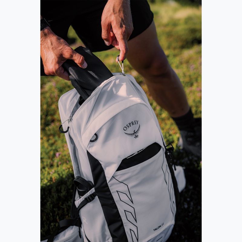 Pánský turistický batoh Osprey Talon 22 l white / black 14