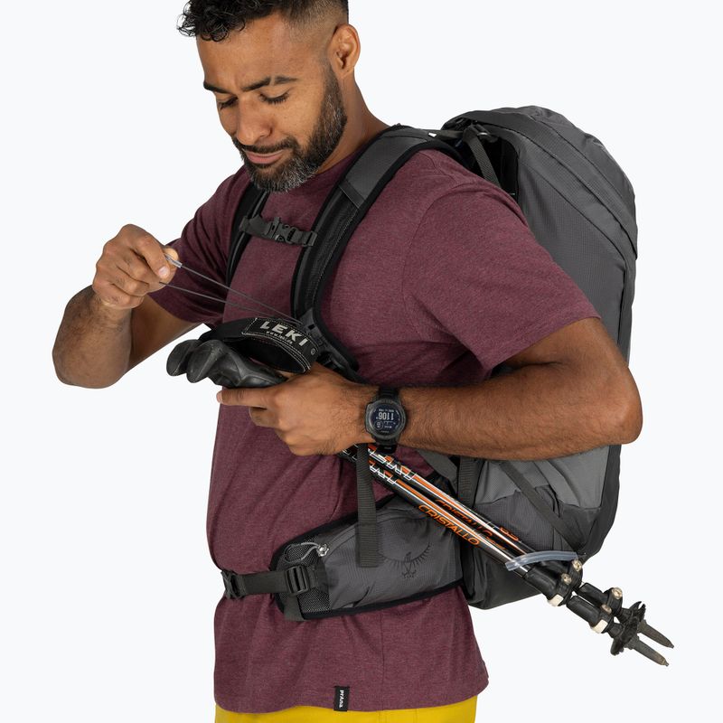 Pánský turistický batoh Osprey Talon 26 l phantom grey/dark charcoal 9