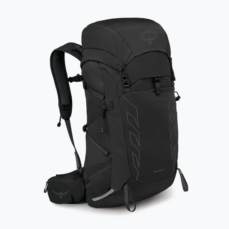 Turistický batoh Osprey Talon 33 l black/ coal grey  2