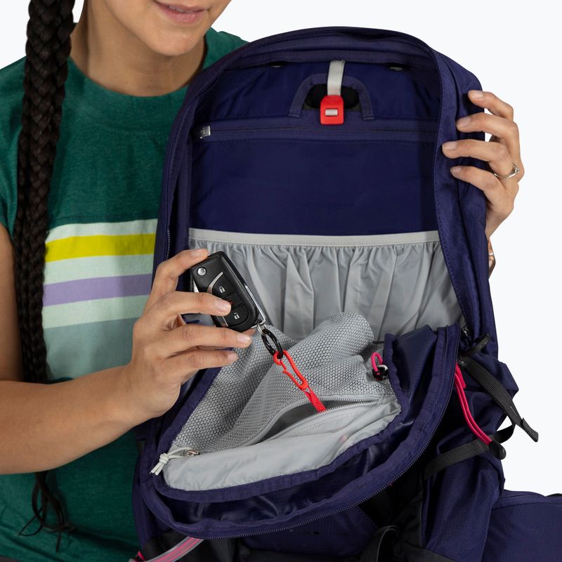 Dámský turistický batoh Osprey Tempest 11 l deep fig /hotspot pink 9