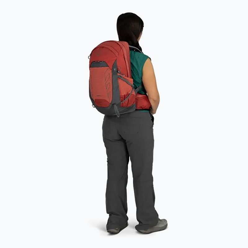 Osprey Tempest 22 l red pampas/coal grey dámský turistický batoh 4