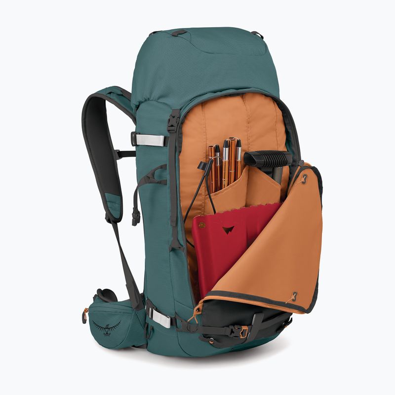 Batoh skialpový Osprey Soelden 45 l cascade blue/raven black 4