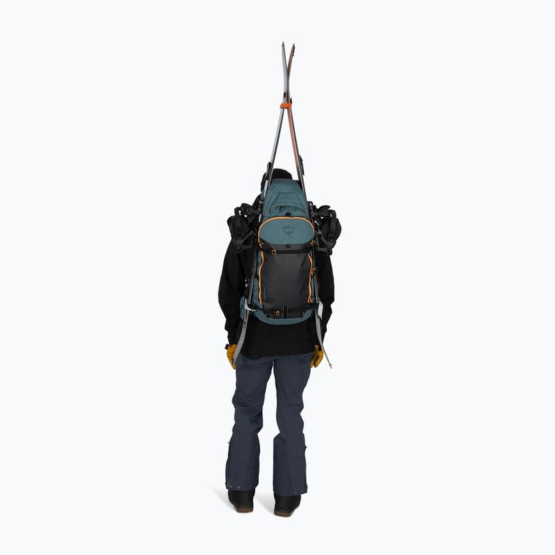 Batoh skialpový Osprey Soelden 45 l cascade blue/raven black 9