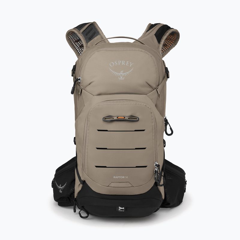 Cyklistický batoh Osprey Raptor 14 + bukłak 2.5 l pediment grey