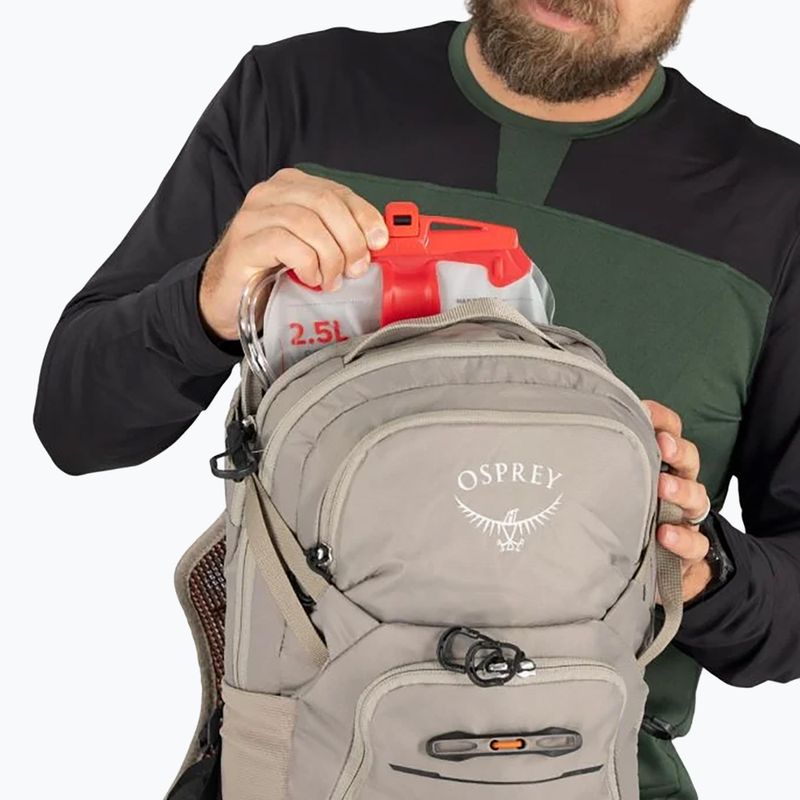 Cyklistický batoh Osprey Raptor 14 + bukłak 2.5 l pediment grey 6