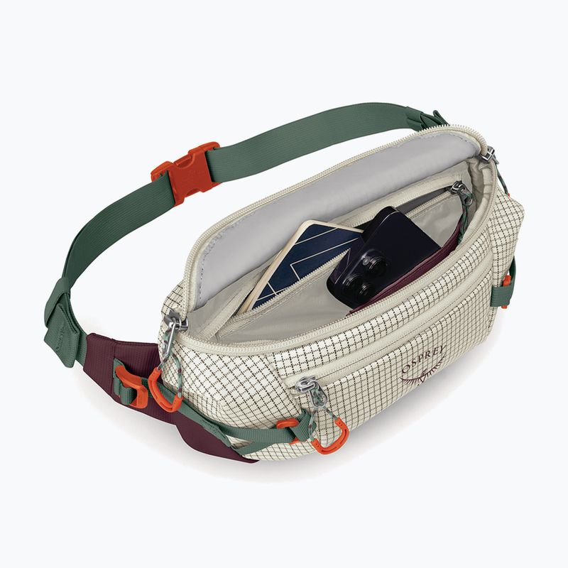 Ledvinka Osprey Transporter Waist Pack 3 l mystery white/moody burgundy 4