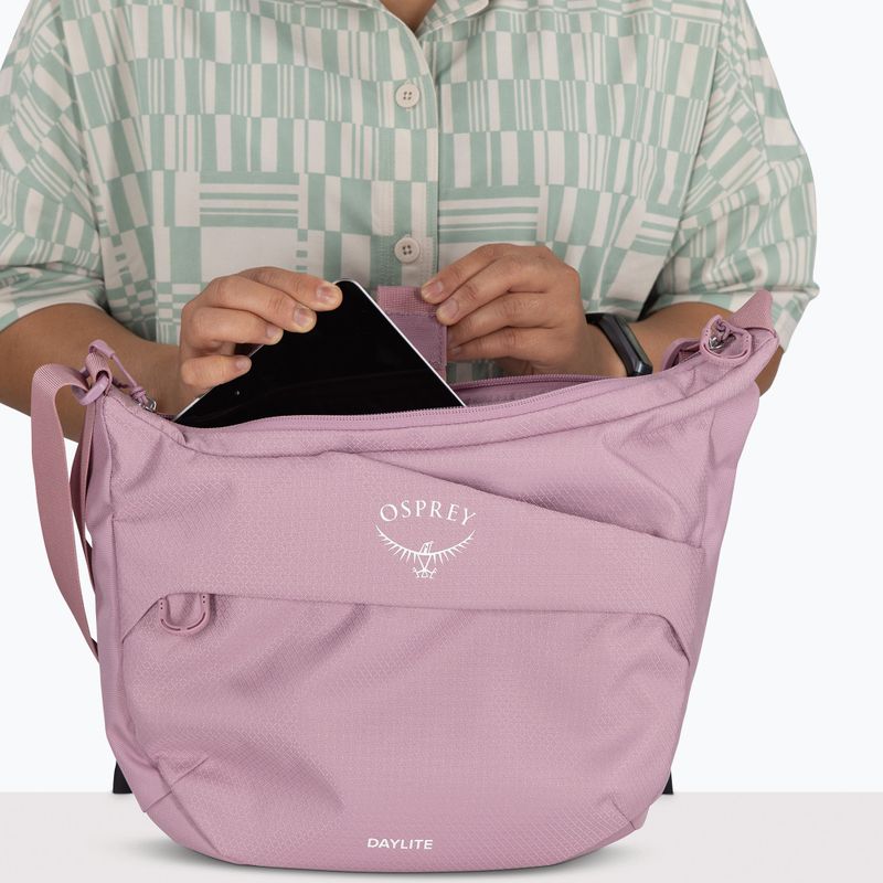 Taška Osprey Daylite Crossbody Pouch 6 l iris pink 8