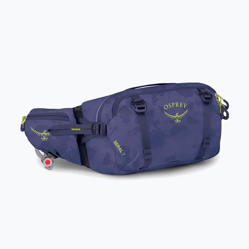 Ledvinka Osprey Seral 7 l with a hydration bladder 1.5 l botswana purple dust print 2