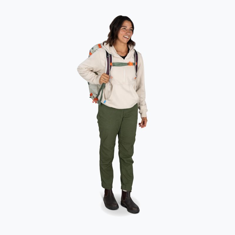 Cestovní taška Osprey Transporter Duffel 40 l mystery white/moody burgundy 6