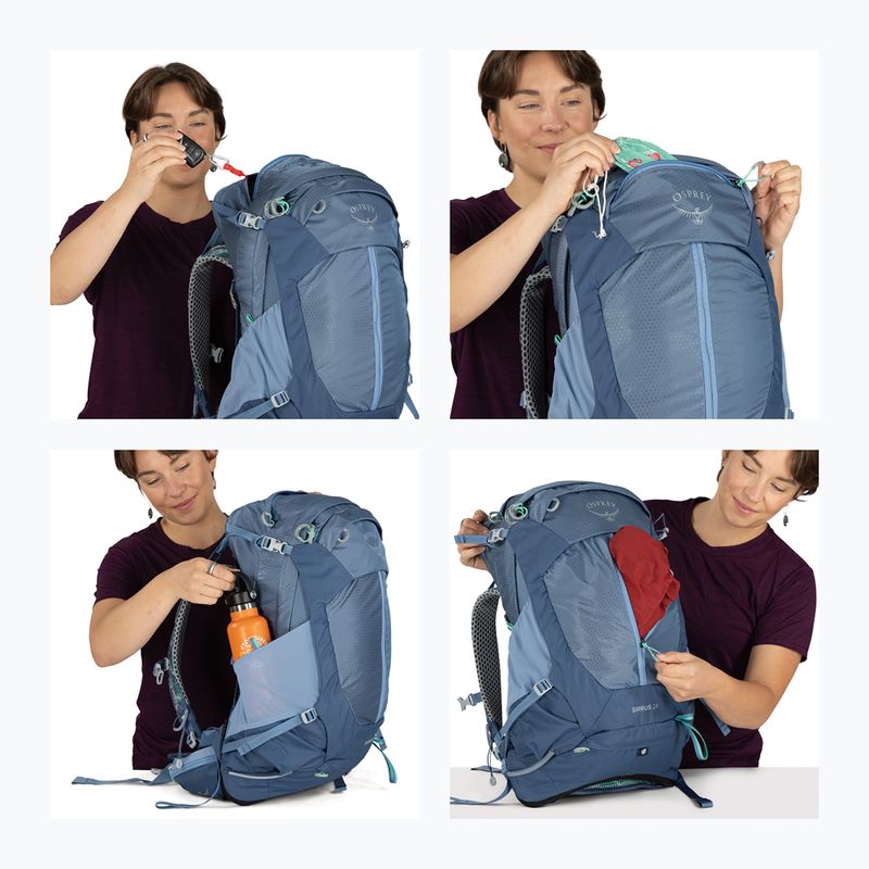 Dámský turistický batoh Osprey Sirrus 24 l sevres blue 13