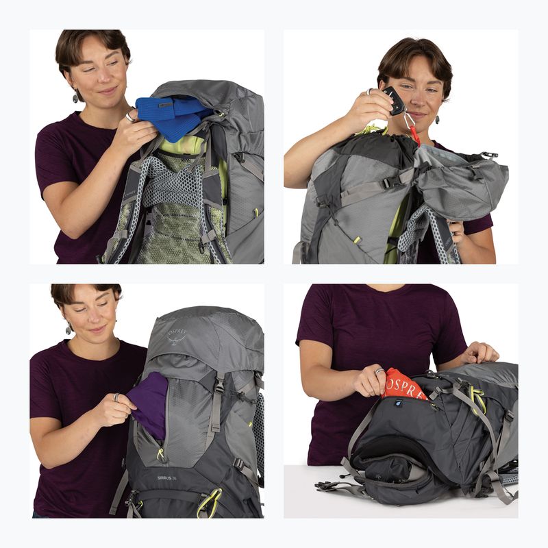 Dámský turistický batoh Osprey Sirrus 36 l medium grey 14