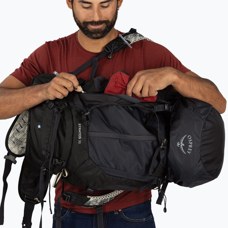Pánský turistický batoh Osprey Stratos 36 l raven black 11