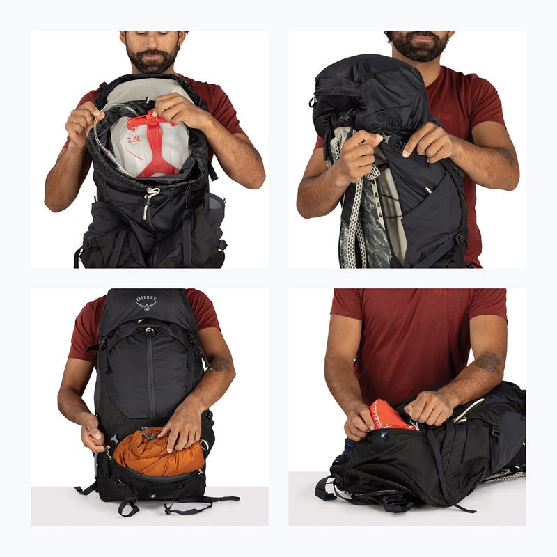 Pánský turistický batoh Osprey Stratos 36 l raven black 15
