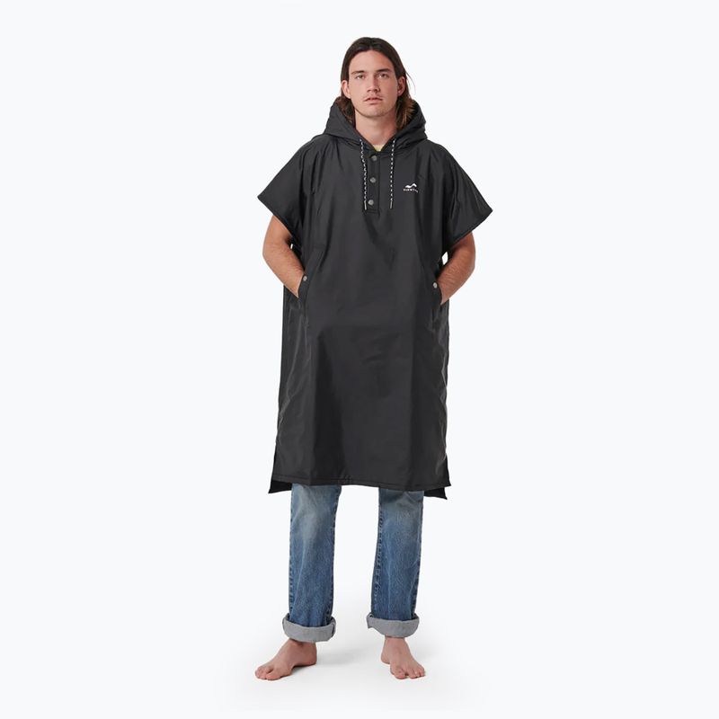 Pončo Slowtide Waterproof black