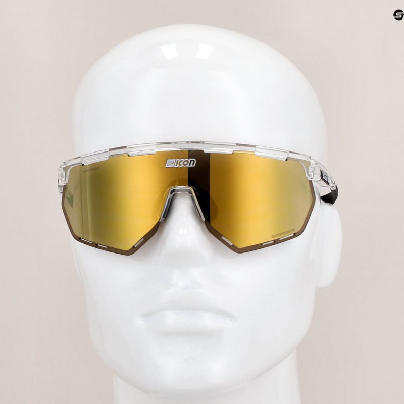 Sluneční brýle SCICON Aerowing crystal gloss/scnpp multimirror bronze 9