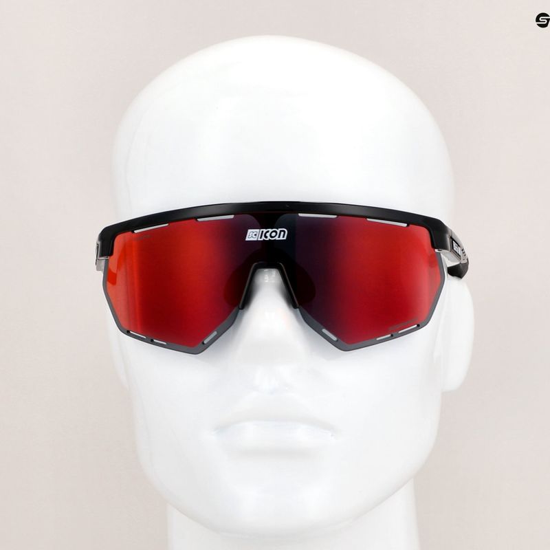 SCICON Aerowing black gloss/scnpp multimirror red cyklistické brýle EY26060201 9