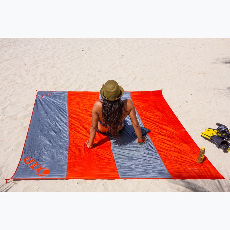 Pikniková deka ENO Islander red/charcoal 9