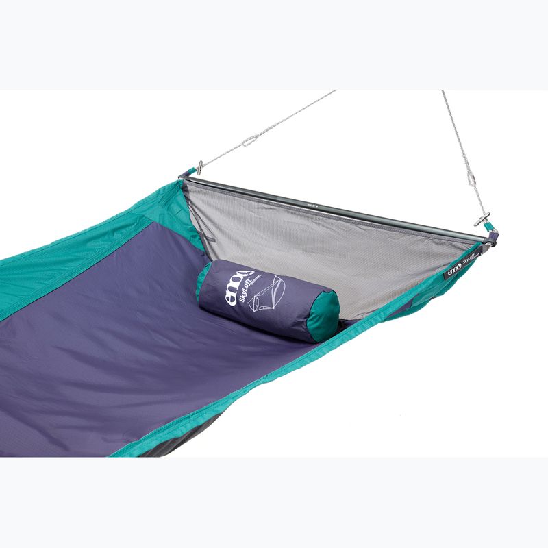 Turistická hamaka  ENO SkyLoft seafoam/navy 4