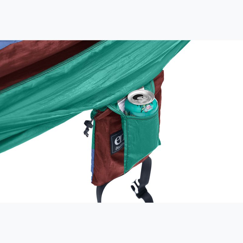 Turistická hamaka ENO DoubleNest seaglass / merlot / denim 2