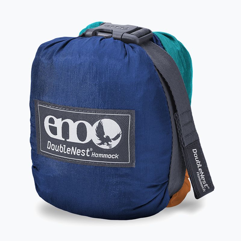Turistická hamaka ENO DoubleNest aqua / sapphire / amber 4