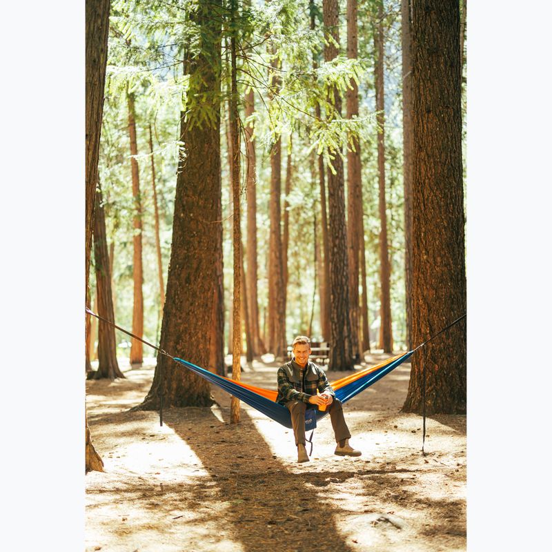 Turistická hamaka ENO DoubleNest aqua / sapphire / amber 5