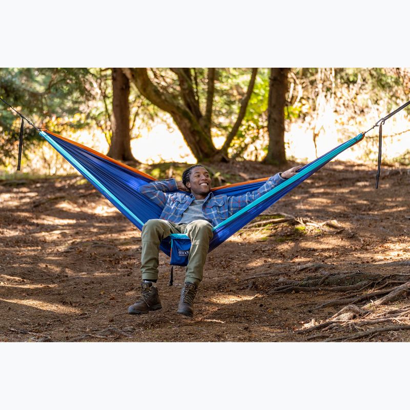 Turistická hamaka ENO DoubleNest aqua / sapphire / amber 7