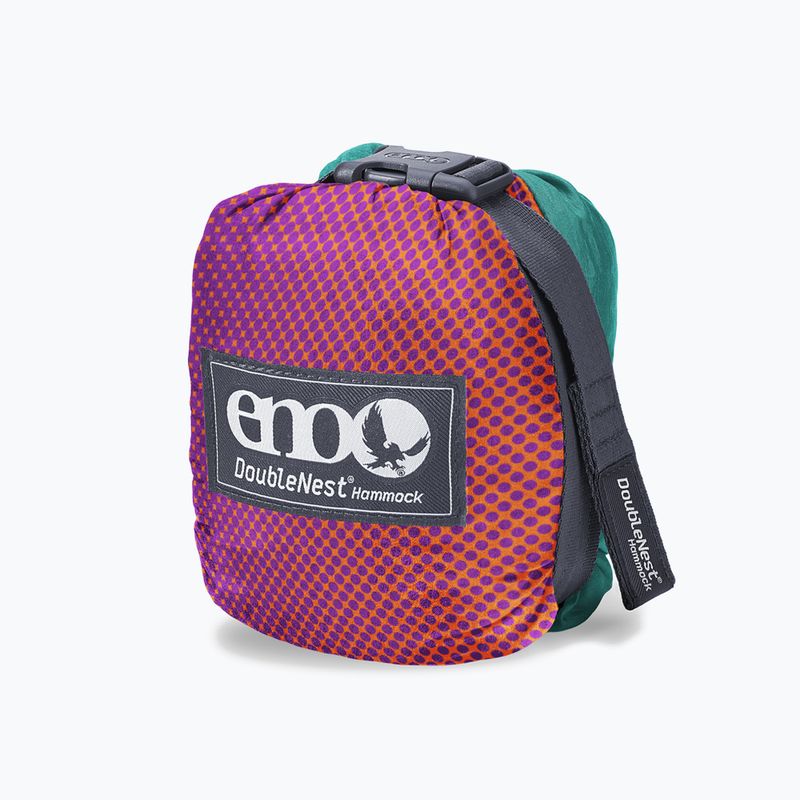 ENO Double Nest Print barevná turistická houpací síť DNP303 2